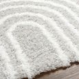 Urban Rug - Shaggy Modern Plush Pile - Light Grey - Sizes Available