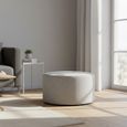 Seattle Grey Round Footstool