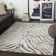 City Rug - Boho Zebra - Charcoal - Sizes Available