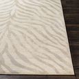 City Rug - Boho Zebra - Light Grey - Sizes Available