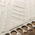 Nora Rug - Geometric High Pile Berber - Ivory - Sizes Available