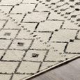 Pisa Rug - Geometric Berber - Black & Grey - Sizes Available