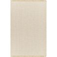 Kimi Rug - Solid & Border Boho Jute - BOKM2302 - Brown - Sizes Available