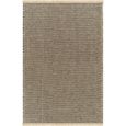 Kimi Rug - Solid & Border Boho Jute - BOKM2305 - Brown - Sizes Available