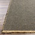 Kimi Rug - Solid & Border Boho Jute - BOKM2305 - Brown - Sizes Available