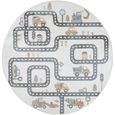 Lillian Round Kids Rug - Machine Washable - LLL2347 - Beige - 160cm x 160cm