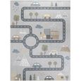 Lillian Kids Rug - Machine Washable - LLL2349 - Light Grey - Sizes Available