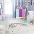 Lillian Kids Rug - Machine Washable - LLL2348 - Beige - Sizes Available