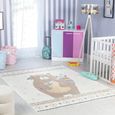 Lillian Kids Rug - Machine Washable - LLL2350 - Beige - Sizes Available