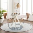 Lillian Round Kids Rug - Machine Washable - LLL2346 - Beige - 160cm x 160cm