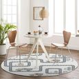 Lillian Round Kids Rug - Machine Washable - LLL2347 - Beige - 160cm x 160cm