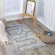 Lillian Kids Rug - Machine Washable - LLL2349 - Light Grey - Sizes Available