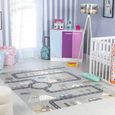 Lillian Kids Rug - Machine Washable - LLL2349 - Light Grey - Sizes Available