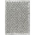Freud Rug - Checkered - Ivory & Black - Sizes Available