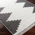 Eagean Rug - Black & Off White - Sizes Available