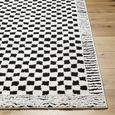 Freud Rug - Checkered - Ivory & Black - Sizes Available