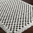 Freud Rug - Checkered - Ivory & Black - Sizes Available
