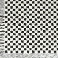 Freud Rug - Checkered - Ivory & Black - Sizes Available