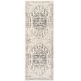 City Runner - Vintage Traditional Oriental Boho - CIT2381 - Beige and Grey - 80cm x 220cm