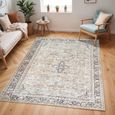 Darling Rug - Machine Washable Oriental Boho - BODA2304 - Brown - Sizes Available