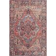 Iris Rug - Vintage Oriental Boho - IRS2310 - Bright Red - Sizes Available