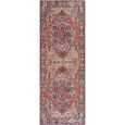 Iris Runner - Vintage Oriental Boho - IRS2310 - Bright Red - 80cm x 230cm