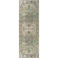 Iris Runner - Vintage Oriental Boho - IRS2361 - Green - 80cm x 230cm