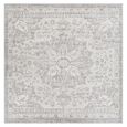 Monaco Rug - Vintage Traditional Oriental Boho - MOC2328 - Grey - Square - 200cm x 200cm