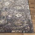 Indigo Rug - Vintage Oriental Boho - IGO2317 - Black - Sizes Available