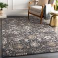Indigo Rug - Vintage Oriental Boho - IGO2317 - Black - Sizes Available