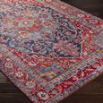 Iris Rug - Vintage Oriental Boho - IRS2316 - Bright Red - Sizes Available