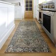 Iris Runner - Vintage Oriental Boho - IRS2361 - Green - 80cm x 230cm