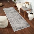 Monte Carlo Runner - Oriental Vintage - MNC2314 - Grey - 80cm x 220cm