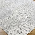 Architect Galey Alix Rug - Modern Scandi High Pile - GAAR2302 - Ivory & Black - Sizes Available