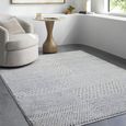 Architect Galey Alix Rug - Modern Scandi High Pile - GAAR2302 - Ivory & Black - Sizes Available