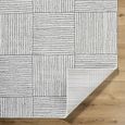 Architect Galey Alix Runner - Modern Scandi High Pile - GAAR2300 - Ivory & Black - 80cm x 220cm