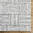 Architect Galey Alix Runner - Modern Scandi High Pile - GAAR2300 - Ivory & Black - 80cm x 220cm