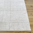 Architect Galey Alix Rug - Modern Scandi High Pile - GAAR2301 - Ivory & Dark Brown - Sizes Available