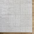 Architect Galey Alix Rug - Modern Scandi High Pile - GAAR2301 - Ivory & Dark Brown - Sizes Available