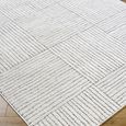 Architect Galey Alix Rug - Modern Scandi High Pile - GAAR2301 - Ivory & Dark Brown - Sizes Available