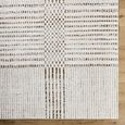 Architect Galey Alix Rug - Modern Scandi High Pile - GAAR2303 - Ivory & Dark Brown - Sizes Available