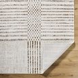 Architect Galey Alix Runner - Modern Scandi High Pile - GAAR2303 - Ivory & Dark Brown - 80cm x 220cm