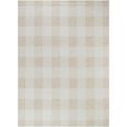 Barbados Rug - Checkered - BBD2310 - Beige - 160cm x 213cm