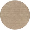 Eagean Round Rug - EAG2411 - Brown - 160cm x 160cm