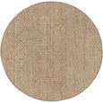 Eagean Round Rug - EAG2412 - Brown - 160cm x 160cm