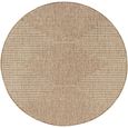 Eagean Round Rug - EAG2416 - Brown - 160cm x 160cm