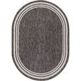 Eagean Oval Rug - EAG2365 - Charcoal - 160cm x 220cm