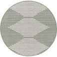 Eagean Round Rug - EAG2432 - Green - 160cm x 160cm