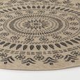 Encore Round Rug - ENC2304 - Tan - Jute Look - Sizes Available