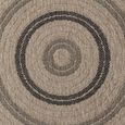 Encore Round Rug - ENC2305 - Tan - Jute Look - Sizes Available